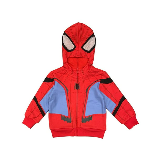 New SpiderMan or Captain America Costume Fleece Hoodie Jacket